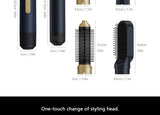5-in-1 hair dryer, hair styling tool, hot air comb, straightening and curling, automatic curling iron, high-speed motor, Australian hair care, multifunction hair brush - Black - Size 6