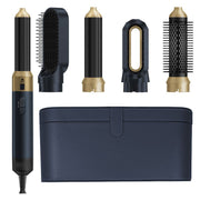 5-in-1 hair dryer, hair styling tool, hot air comb, straightening and curling, automatic curling iron, high-speed motor, Australian hair care, multifunction hair brush - Black - Size 6