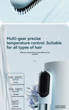 wireless hair comb, cold air hair comb, straightening comb, curling comb, hair styling tool, portable hair comb, Australia hair tool, rechargeable hair comb, travel hair straightener, versatile hair styler - Blue - Size E