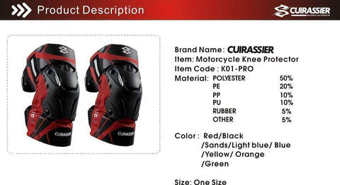 knee protector, KO1-PRO, motorcycling knee protection, high-impact sports knee gear, durable knee guard, comfortable knee protection, off-road knee pads, Australian knee brace -BLACK