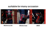knee protector, KO1-PRO, motorcycling knee protection, high-impact sports knee gear, durable knee guard, comfortable knee protection, off-road knee pads, Australian knee brace -BLACK