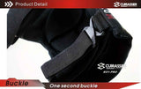 knee protector, KO1-PRO, motorcycling knee protection, high-impact sports knee gear, durable knee guard, comfortable knee protection, off-road knee pads, Australian knee brace -BLACK