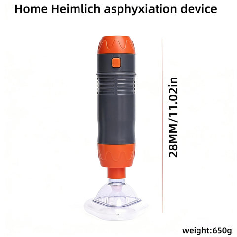 anti-choking device, Heimlich instrument, negative pressure suction, airway clearance, choking emergency, reusable emergency kit, Australian home safety, compact suction device