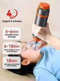 anti-choking device, Heimlich instrument, negative pressure suction, airway clearance, choking emergency, reusable emergency kit, Australian home safety, compact suction device
