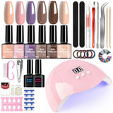 Nail Art Kit Gel Lamp Nail Grinder Nail Polishes Nail Art Tools Nail - Multi - Size ZH782-1