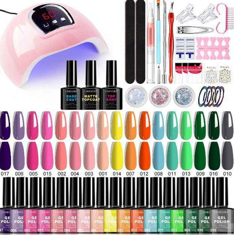 Nail Art Kit Gel Lamp Nail Grinder Nail Polishes Nail Art Tools Nail - Multi - Size ZH695-2-PDD In Australia - Darrahopens