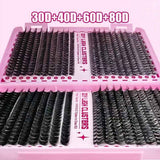 DIY Lash Kit Lash Clusters Lash Bond And Seal Lash Tweezers Lash Brushes - 3468D - Size Set In Australia - Darrahopens