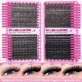 DIY Lash Kit Lash Clusters Lash Bond And Seal Lash Tweezers Lash Brushes - 3468D - Size Set In Australia - Darrahopens
