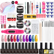 Nail Art Kit Gel Lamp Nail Grinder Nail Polishes Nail Art Tools Nail - Multi - Size 168-7
