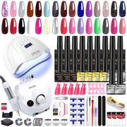 Nail Art Kit Gel Lamp Nail Grinder Nail Polishes Nail Art Tools Nail - Multi - Size H-ZH193-1 In Australia - Darrahopens