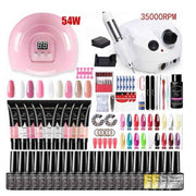 Nail Art Kit Gel Lamp Nail Grinder Nail Polishes Nail Art Tools Nail - Multi - Size ZH194-2 In Australia - Darrahopens