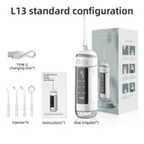 Portable Water Flosser Electric Water Flosser USB Rechargeable Flosser Oral - White - Size set In Australia - Darrahopens