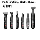 Women'S Hair Remover 7-In-1 Hair Remover Body Hair Removal Facial Hair Removal - Black - Size SET
