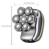 Men'S Electric Shaver Rechargeable Shaver Cordless Shaver Bald Men Shaver - Silver - Size SET In Australia - Darrahopens