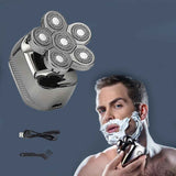 mens electric shaver, cordless shaver, rechargeable shaver, waterproof shaver, 6D floating shaver, men grooming, shaver for Australian men, travel shaver - Silver - Size SET In Australia - Darrahopens