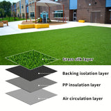 Green Artificial Turf Reusable Turf Pet Turf 4cm Artificial Grass Drainable