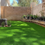 Green Artificial Turf Reusable Artificial Grass Pet Grass For Dogs 2cm Green Base