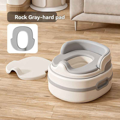 children's toilet, multifunctional potty, kids bathroom accessory, toilet training aid, Zibang children's toilet, toddler potty, Australian potty training - Gray - Size Hard seat cushion In Australia - Darrahopens
