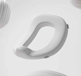 baby portable toilet, potty training, weaning off diapers, soft PU cushion, night-light, bathroom accessories, Australian market, toddler toilet seat - beige white - Size Three In Australia - Darrahopens