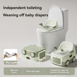 baby portable toilet, potty training, weaning off diapers, soft PU cushion, night-light, bathroom accessories, Australian market, toddler toilet seat - Pink - Size Three