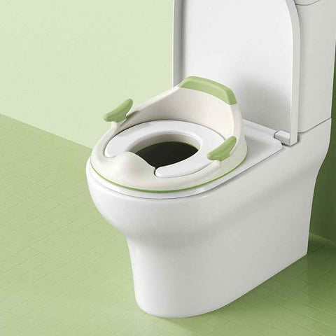 baby portable toilet seat, potty training, no installation, splash proof, hanging storage, travel potty seat, toddler toilet training seat - Green - Size Soft cushion In Australia - Darrahopens