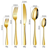 western cutlery set, steak knife and fork set, stainless steel cutlery, gift set for dining, 16-piece cutlery, Australian dining, steak knives Australia, premium cutlery set, gift for couples, housewarming gift - Black - Size 16 -piece set
