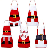 Christmas apron, waterproof apron, oil-resistant apron, festive kitchen decor, holiday cooking apron, Christmas gift idea, Santa apron, snowman apron, reindeer apron, family gathering apron - Christmas - Size 9-2PCS In Australia - Darrahopens