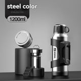 316 Stainless Steel Thermos Large Capacity Thermos Portable Thermos Flask - Green - Size 4000ml