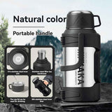 316 Stainless Steel Thermos Large Capacity Thermos Portable Thermos Flask - Silver - Size 5200ml In Australia - Darrahopens