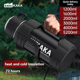316 Stainless Steel Thermos Large Capacity Thermos Portable Thermos Flask - White - Size 1600ml In Australia - Darrahopens
