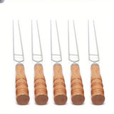 BBQ skewer set, outdoor barbecue Australia, stainless steel skewers, wooden handle skewers, portable skewer set, kebab sticks, grilling accessories