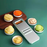 Green Vegetable Slicer 6-Piece Set Kitchen Tool Meal Prep Vegetable Cutting Durable