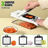 vegetable chopper, multi-function kitchen tool, high quality vegetable cutter, time-saving food prep, Australian kitchen gadget, veggie chopper
