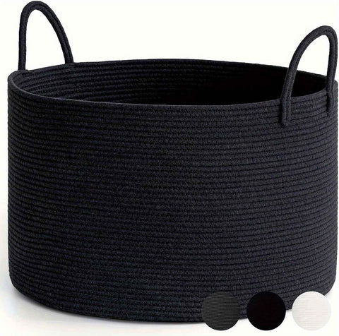 woven laundry basket, durable laundry basket, spacious laundry hamper, stylish laundry storage, Australian home organisation, multi-purpose storage basket, ergonomic handles, decorative laundry bin
