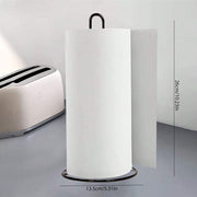 paper towel holder, plastic wrap stand, iron kitchen organizer, removable holder, easy-carry kitchen item, kitchen countertop organizer, gift for home cook - White - Size 1PCS In Australia - Darrahopens