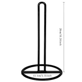 paper towel holder, plastic wrap stand, iron kitchen organizer, removable holder, easy-carry kitchen item, kitchen countertop organizer, gift for home cook - White - Size 1PCS In Australia - Darrahopens