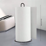paper towel holder, plastic wrap stand, iron kitchen organizer, removable holder, easy-carry kitchen item, kitchen countertop organizer, gift for home cook - White - Size 2PCS In Australia - Darrahopens