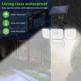 solar outdoor light, motion sensor wall light, waterproof led light, rotatable solar panel, Australian outdoor lighting, energy saving garden light, dusk to dawn light - White light - Size 2PCS