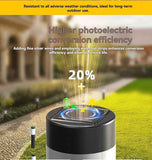 Solar Lawn Lights Stainless Steel Outdoor Lights 3-LED Garden Lights Waterproof - Silver - toned warm light - Size 2PCS In Australia - Darrahopens