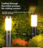 Solar Lawn Lights Stainless Steel Outdoor Lights 3-LED Garden Lights Waterproof - Silver white light - Size 1PCS In Australia - Darrahopens