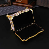 Pearl Enamel Jewelry Box, Red Enamel Jewelry Box, Gold-Plated Jewelry Box, Home Decor, Jewelry Storage, Luxury Gift, Australian Gift, Dressing Table Decor - White - Size L In Australia - Darrahopens