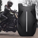 motorcycle backpack, reflective strip backpack, motorbike rucksack, commuter backpack, travel backpack for riders, Australia motorcycle gear