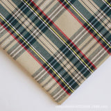 polyester woven fabric, plaid fabric, Christmas red green fabric, twill fabric, jacquard check fabric, fabric for bags, fabric for shoes, fabric for hats, fabric for pet decorations, festive fabric, holiday craft fabric, DIY fabric Australia - Green - Siz