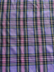 polyester woven fabric, plaid fabric, Christmas red green fabric, twill fabric, jacquard check fabric, fabric for bags, fabric for shoes, fabric for hats, fabric for pet decorations, festive fabric, holiday craft fabric, DIY fabric Australia - Pink - Size