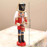 Nutcracker Soldier Figurine Set, Christmas Decorations, Birthday Gift, Hand-painted Nutcrackers, Holiday Decor, Australian Christmas Decor, Kids Gift, Figurine Collection, Festive Home Decor - Red - Size 12pcs In Australia - Darrahopens