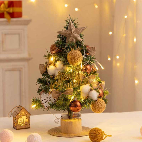 mini desktop Christmas tree, flocked pink Christmas tree, Christmas tree set, Christmas decorations, DIY Christmas tree, Christmas gift, office Christmas decor, festive tabletop tree - Christmas - Size 1 In Australia - Darrahopens