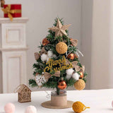 mini desktop Christmas tree, flocked pink Christmas tree, Christmas tree set, Christmas decorations, DIY Christmas tree, Christmas gift, office Christmas decor, festive tabletop tree - Christmas - Size 6 In Australia - Darrahopens
