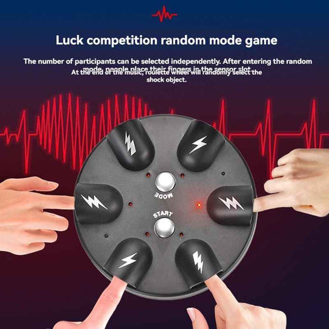 mini electric shock lie detector, party game, truth or dare, finger shock game, tabletop toy, stress relief toy, party supplies, birthday gifts Australia, fun ice breaker, group game - Black - Size good luck In Australia - Darrahopens