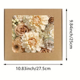 White Nude Artificial Flowers Faux Roses DIY Flower Arrangement Wedding Decorations In Australia - Darrahopens