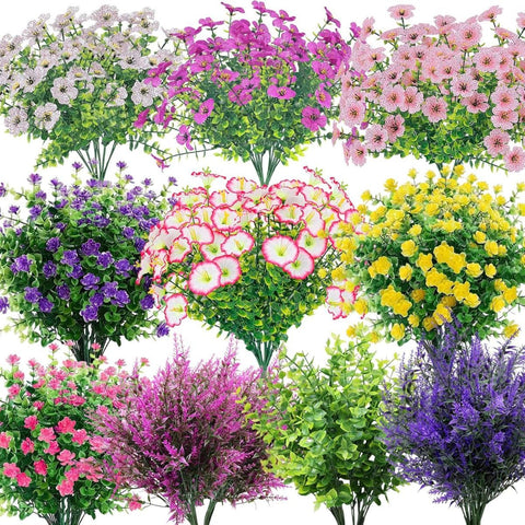 White Outdoor Artificial Flowers UV-Resistant Flowers Wedding Decorations Party In Australia - Darrahopens